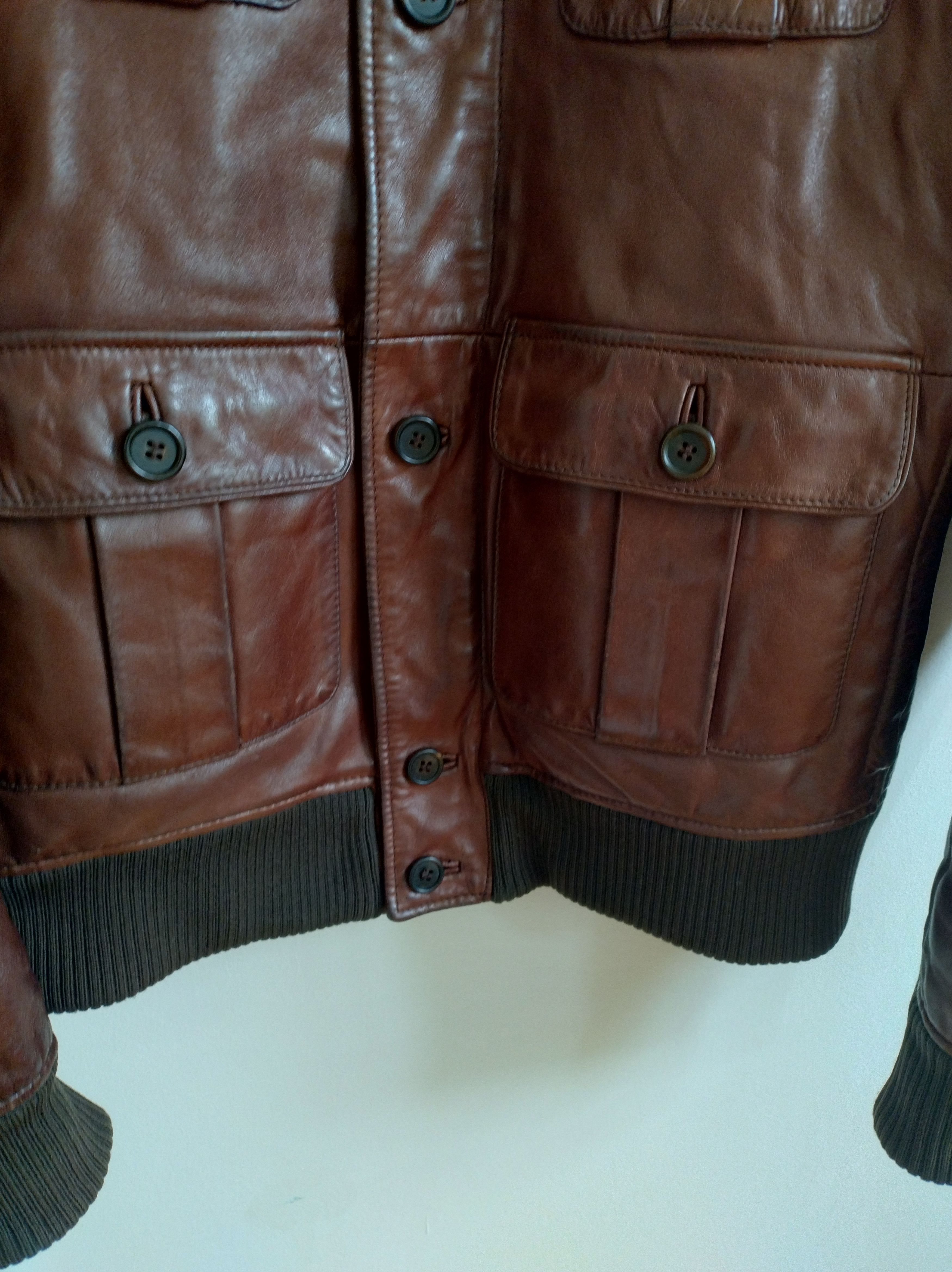 Prada Prada Leather Jacket Cargo Bomber archive 2008 Size US M / EU 48-50 / 2 - 9 Thumbnail