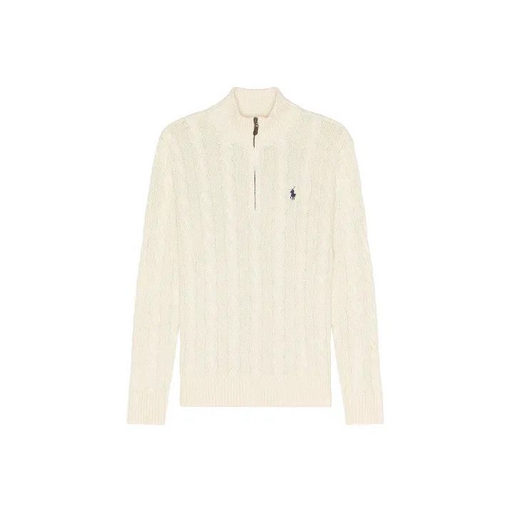 Polo Ralph Lauren Polo Ralph Lauren Men's White Pony Embroidered Knit Sweater Size US XXL / EU 58 / 5 - 1 Thumbnail
