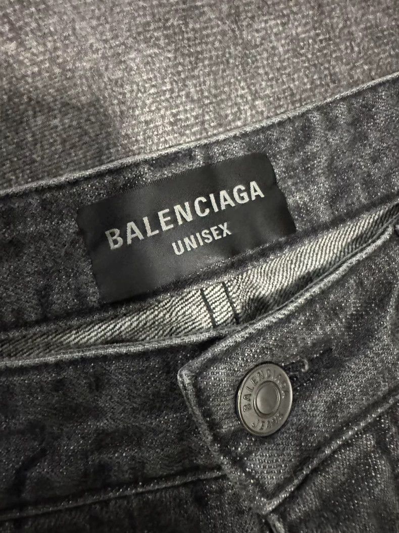 Balenciaga Balenciaga size XS Solid color mid-waist wide-leg casual j Size US 27 - 3 Thumbnail