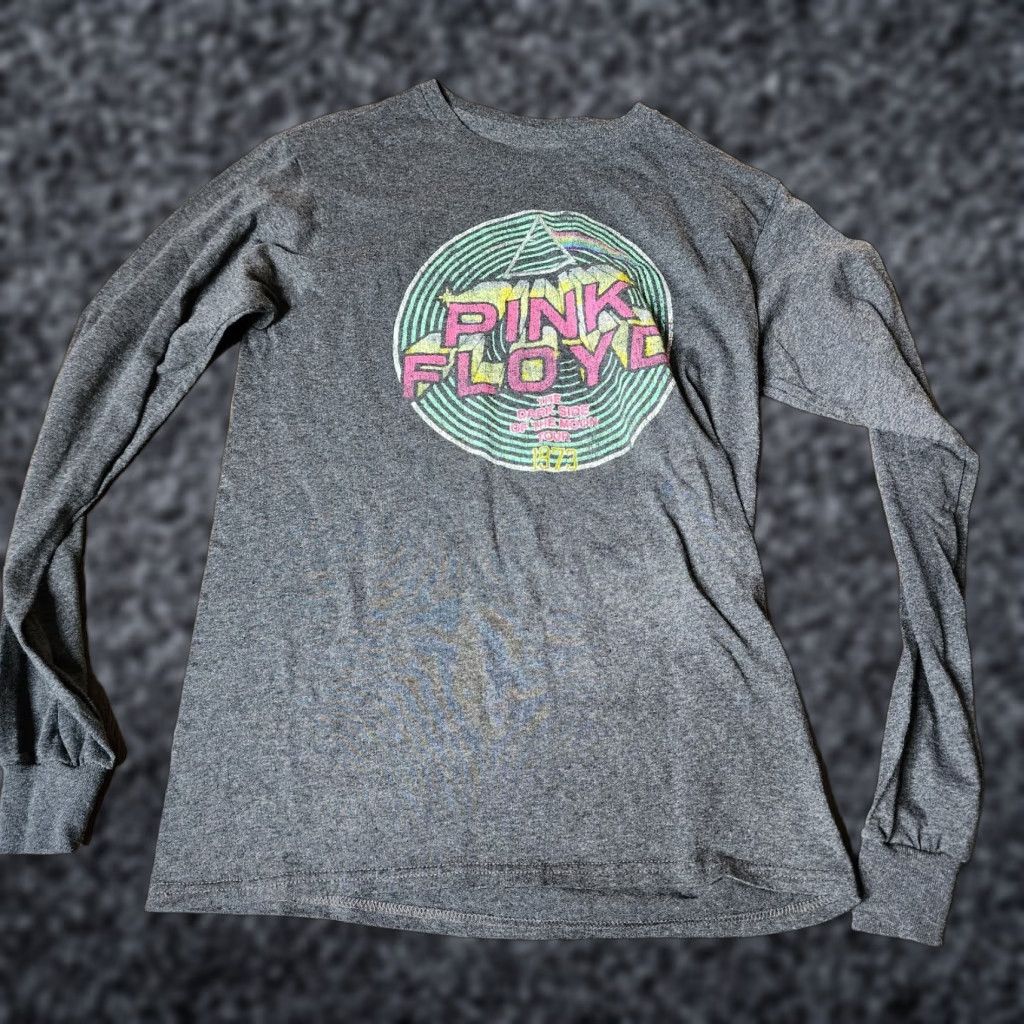 Vintage Womens S PINK FLOYD Official Dark Side Of The Moon Tour Long Sleeve T-Shirt Size S / US 4 / IT 40 - 1 Thumbnail