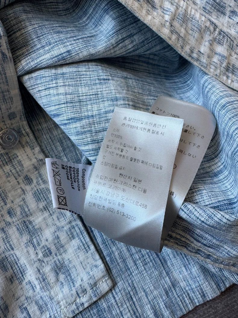 Dior Dior Blue Denim Patterned Shirt Jacket-2505 Size US L / EU 52-54 / 3 - 6 Thumbnail