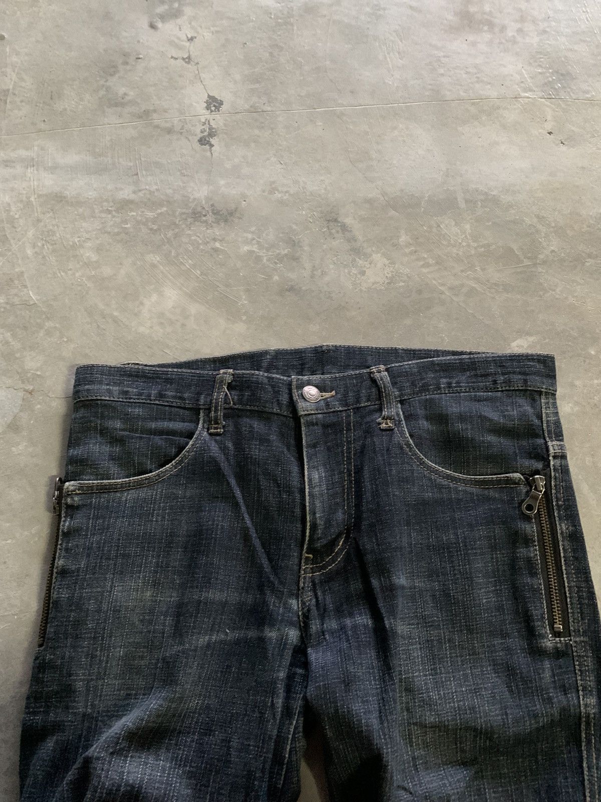 PPFM PPFM SHORT JEANS EXPERIMENTAL PUNK STYLE pleated/fold leg Size US 33 - 3 Thumbnail