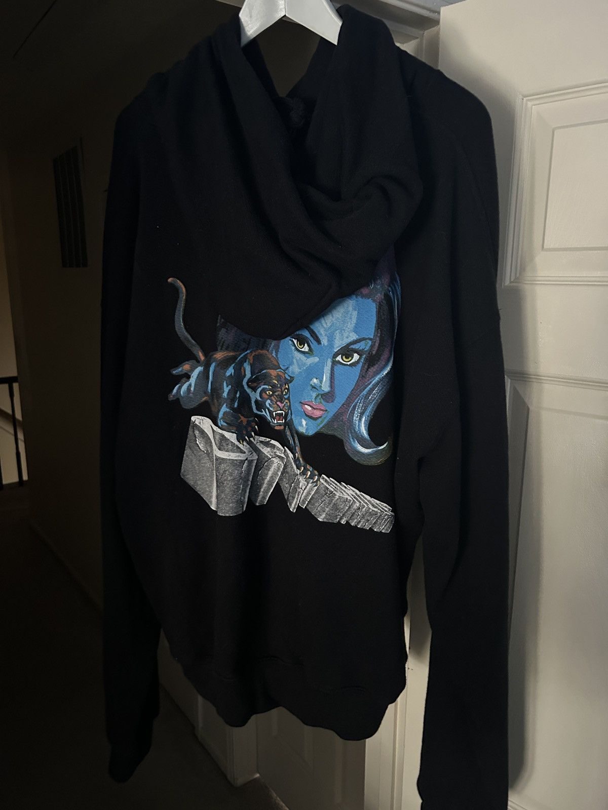 Image of Off White Off-White 3D Panther Hoodie Fw19 Hoody Sweatshirt in Black, Men's (Size 2XL)