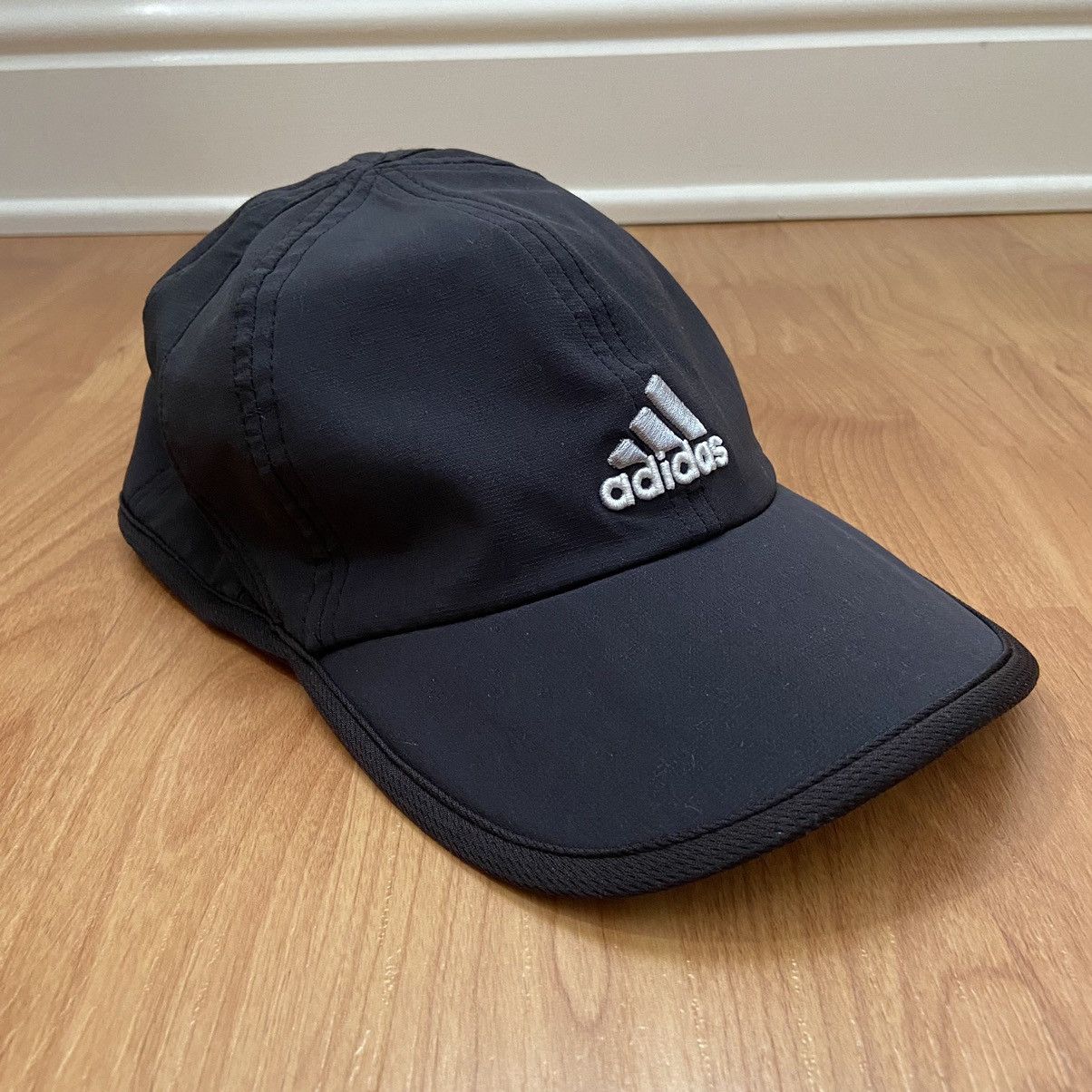 Adidas Adidas Men’s Logo Black Strap Back Hat Size ONE SIZE - 3 Thumbnail