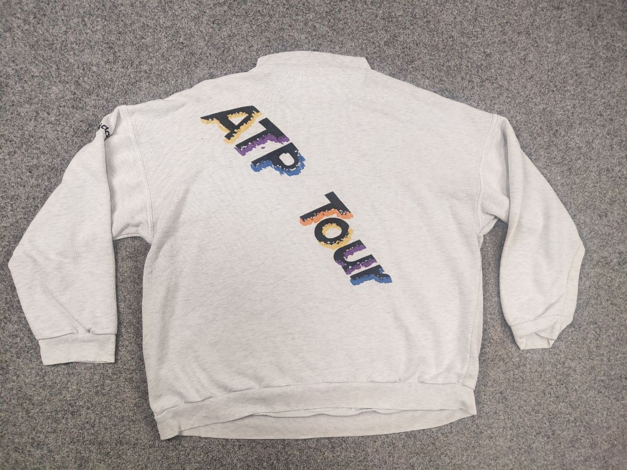 Adidas Rare Vintage 90's Adidas Atp Tour Tennis Big Logo Sweatshirt Size US L / EU 52-54 / 3 - 11 Thumbnail