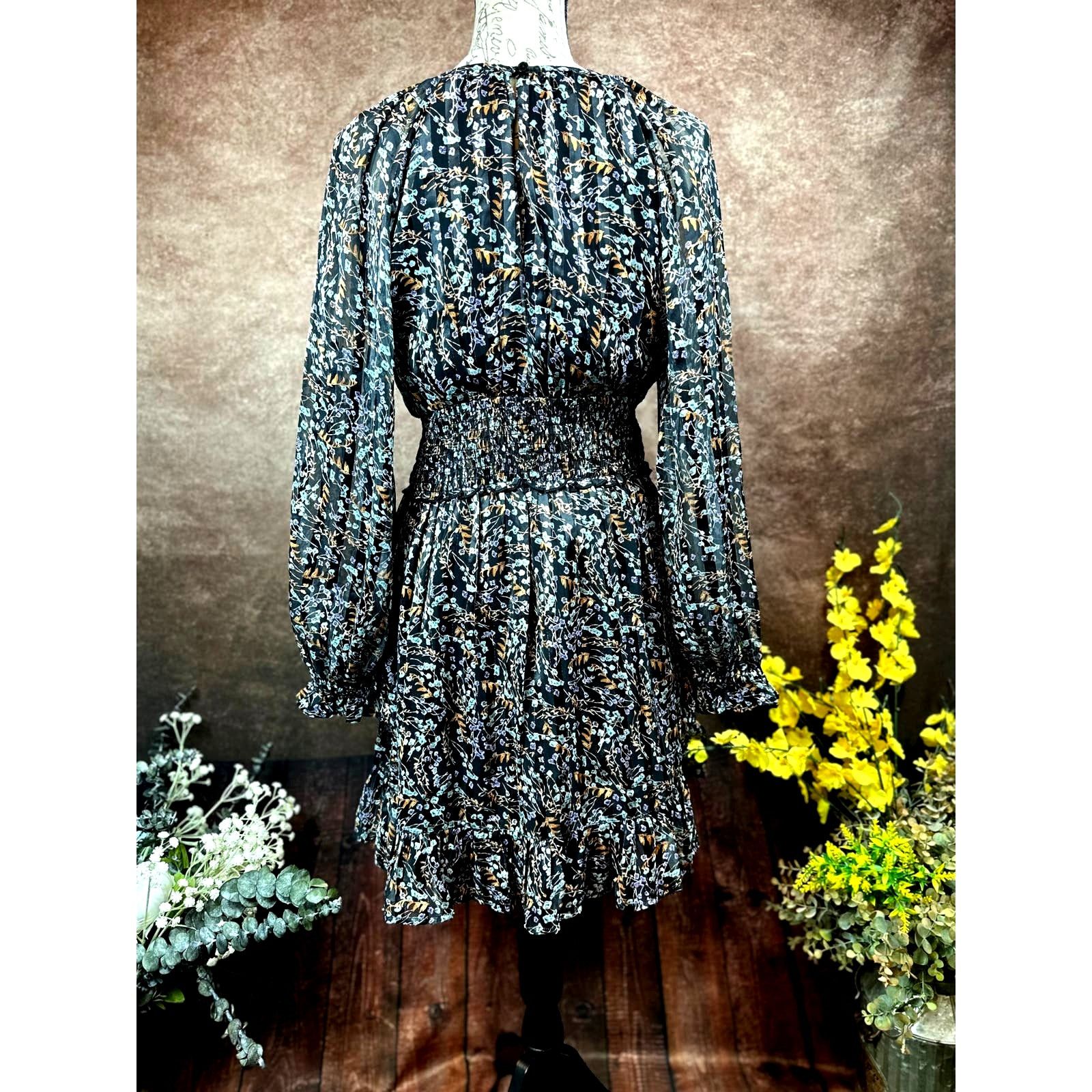 Other Dizzy Lizzy Wide Elastic Waistband Dress Metallic Floral M Size M / US 6-8 / IT 42-44 - 12 Thumbnail