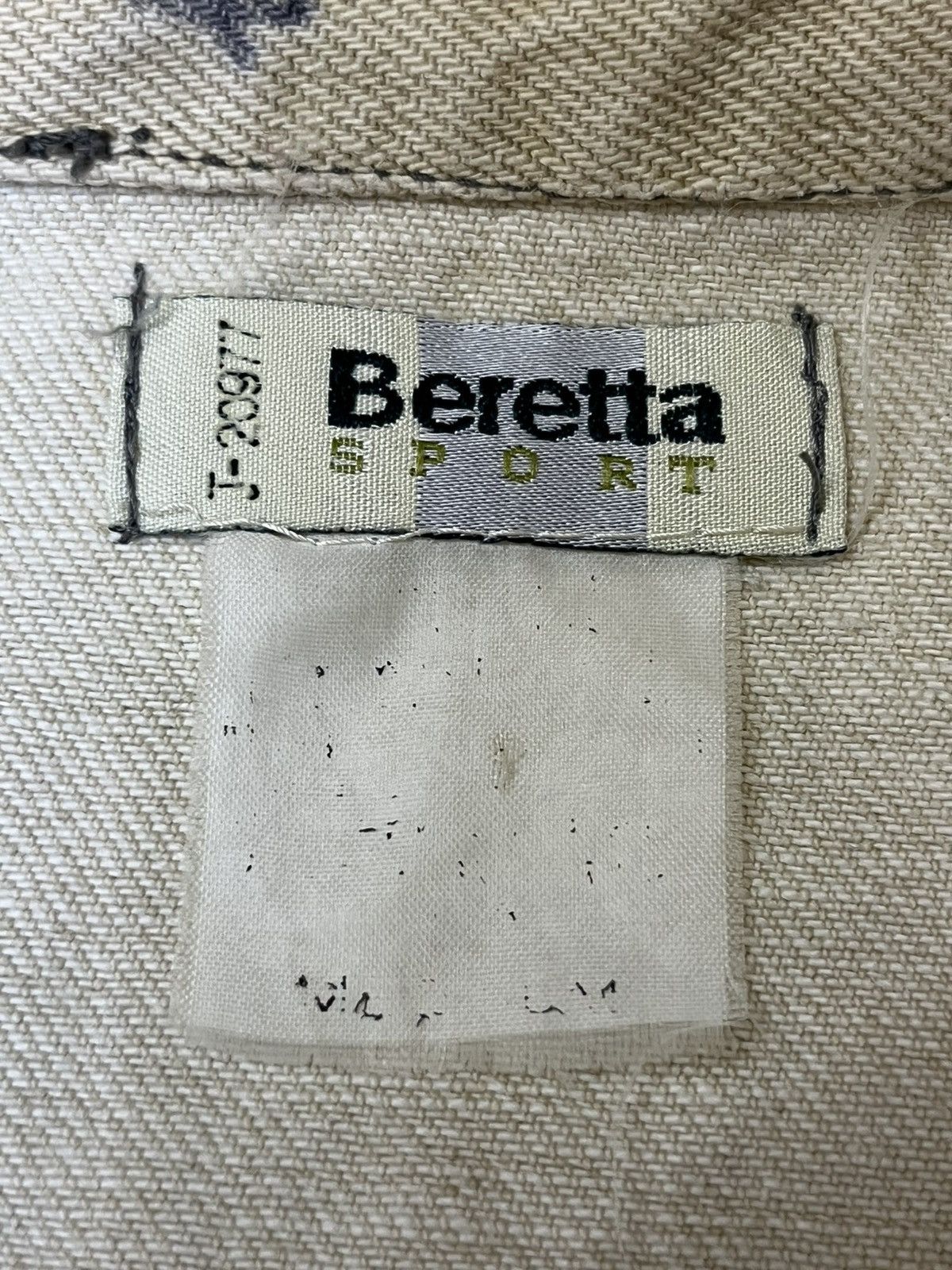 Beretta VINTAGE BERETTA BIG PRINTED TRUCKER DENIM JACKET Size US M / EU 48-50 / 2 - 16 Thumbnail