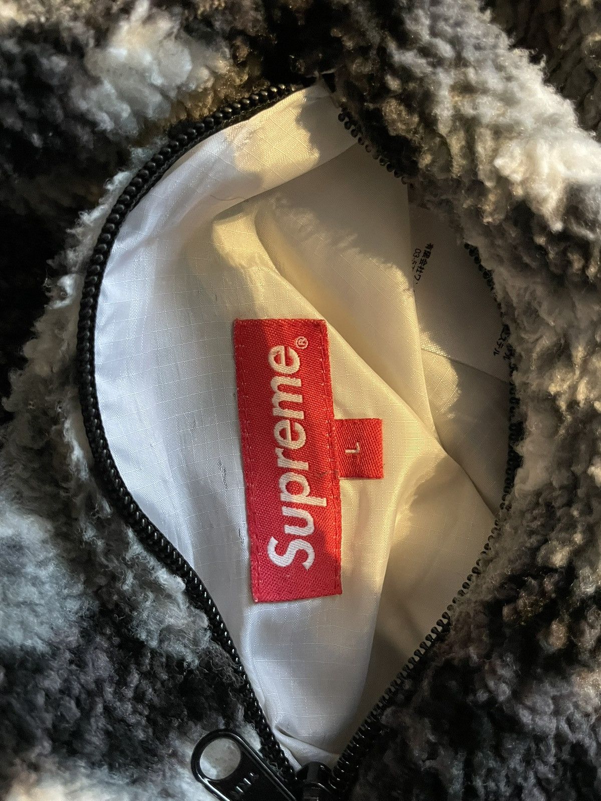 Supreme Supreme Roses Sherpa Fleece Reversible Jacket Size US L / EU 52-54 / 3 - 2 Thumbnail
