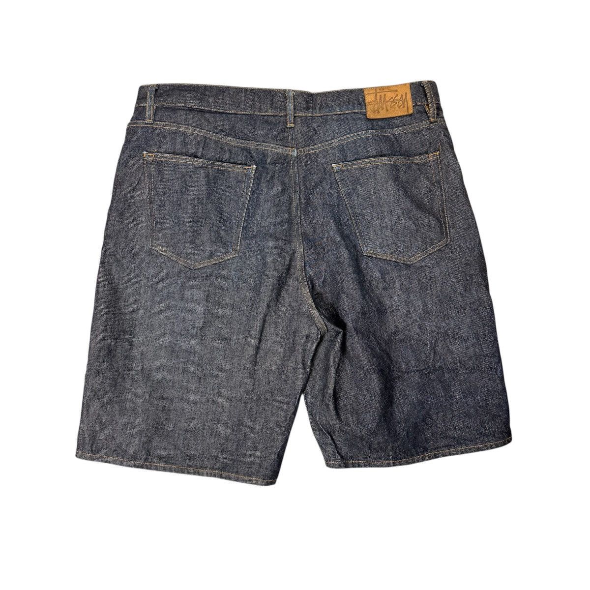 Stussy Raw Indigo Big Ol Shorts Size US 38 / EU 54 - 2 Thumbnail