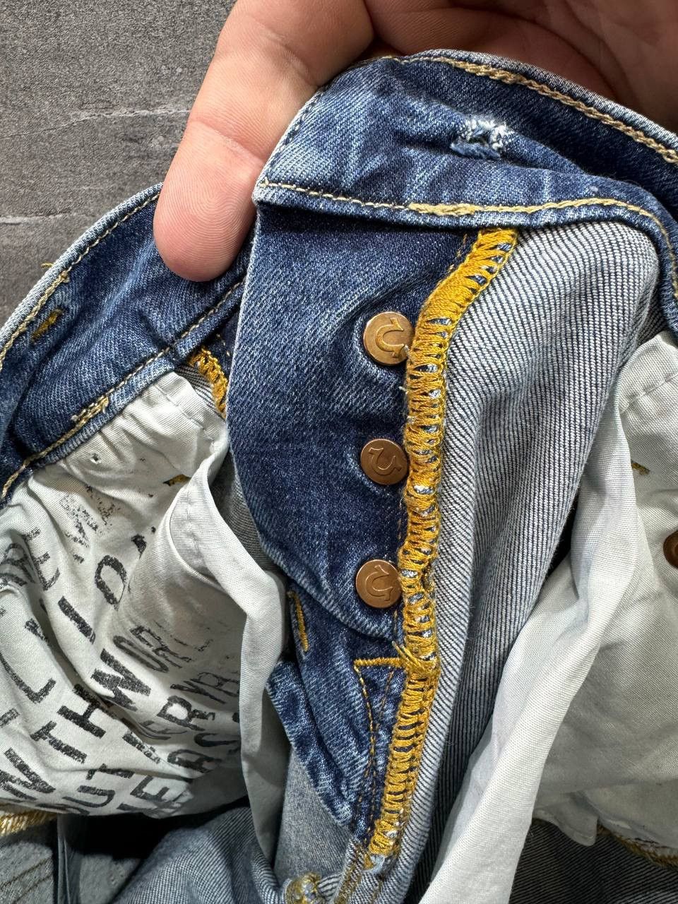 True Religion True Religion Rocco Jeans Blue Size US 29 - 24 Thumbnail