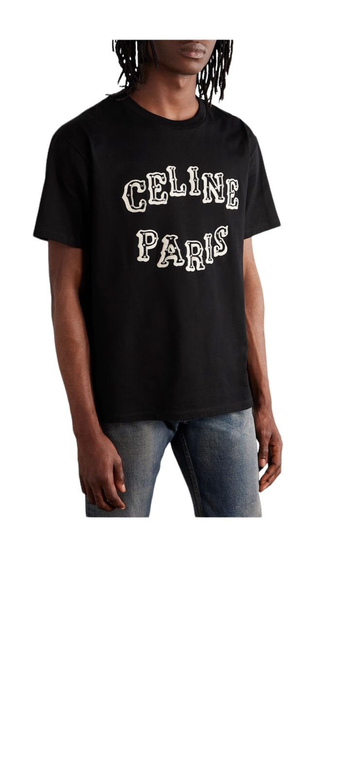 Celine Celine Embellished Logo T-Shirt | Grailed