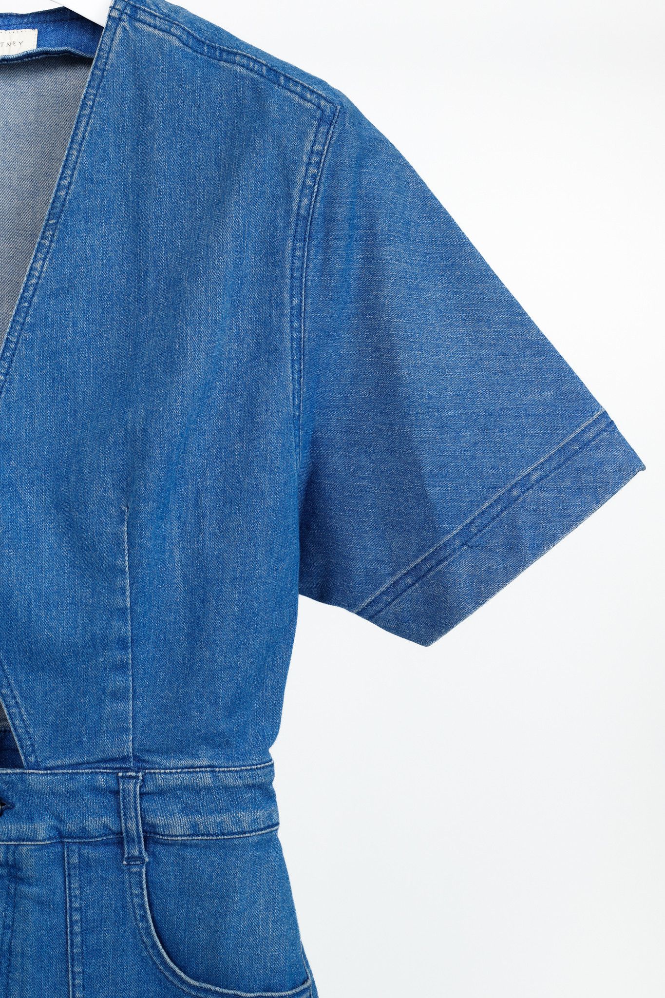 Stella McCartney Stella McCartney Resort 2015 Blue Denim Cut-Out Playsuit Size 28" / US 6 / IT 42 - 5 Thumbnail