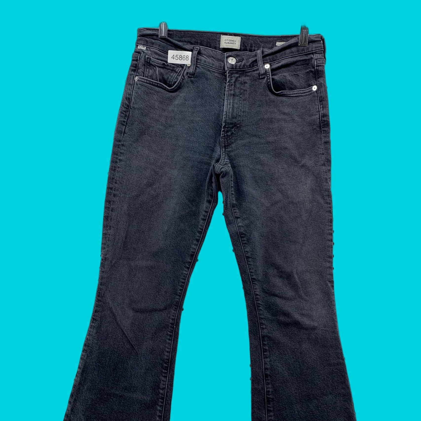 Citizens Of Humanity Citizens of Humanity Jeans Womens 28 Bootcut Emannuelle Faded Black 29x29 Denim Jeans Womens Bootscut 90s? Size 28" / US 6 / IT 42 - 1 Thumbnail