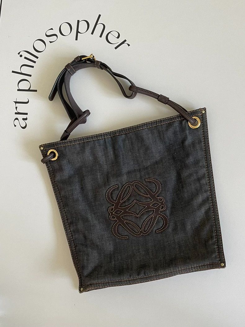Loewe loewe Tannin denim shoulder bag 2503-Nextarrow Size ONE SIZE - 1 Thumbnail