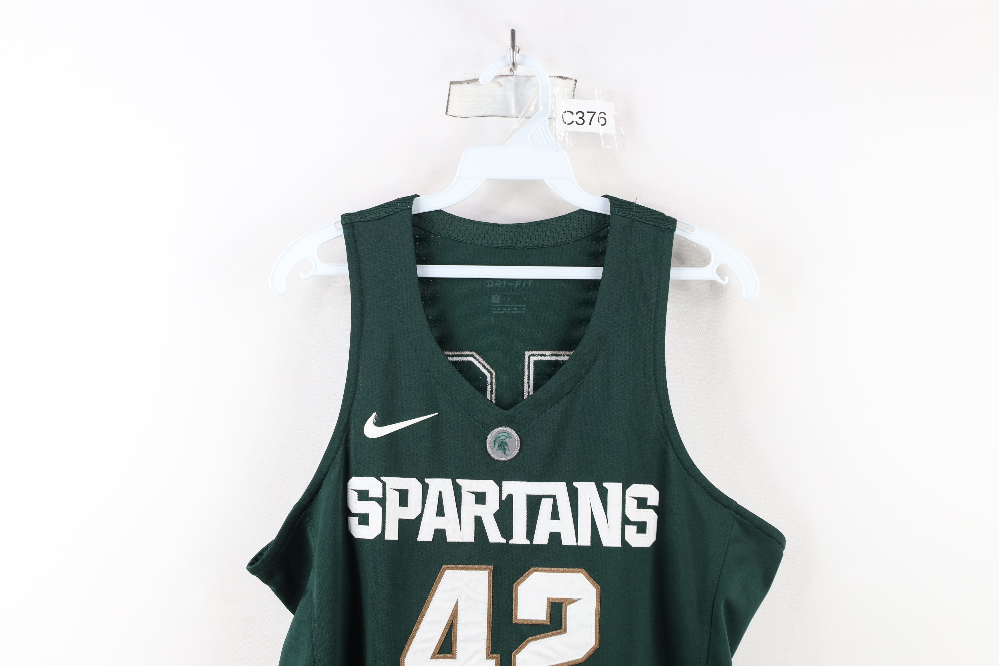 Nike Nike Elite State University Basketball Jersey Green #42 Size US M / EU 48-50 / 2 - 2 Thumbnail