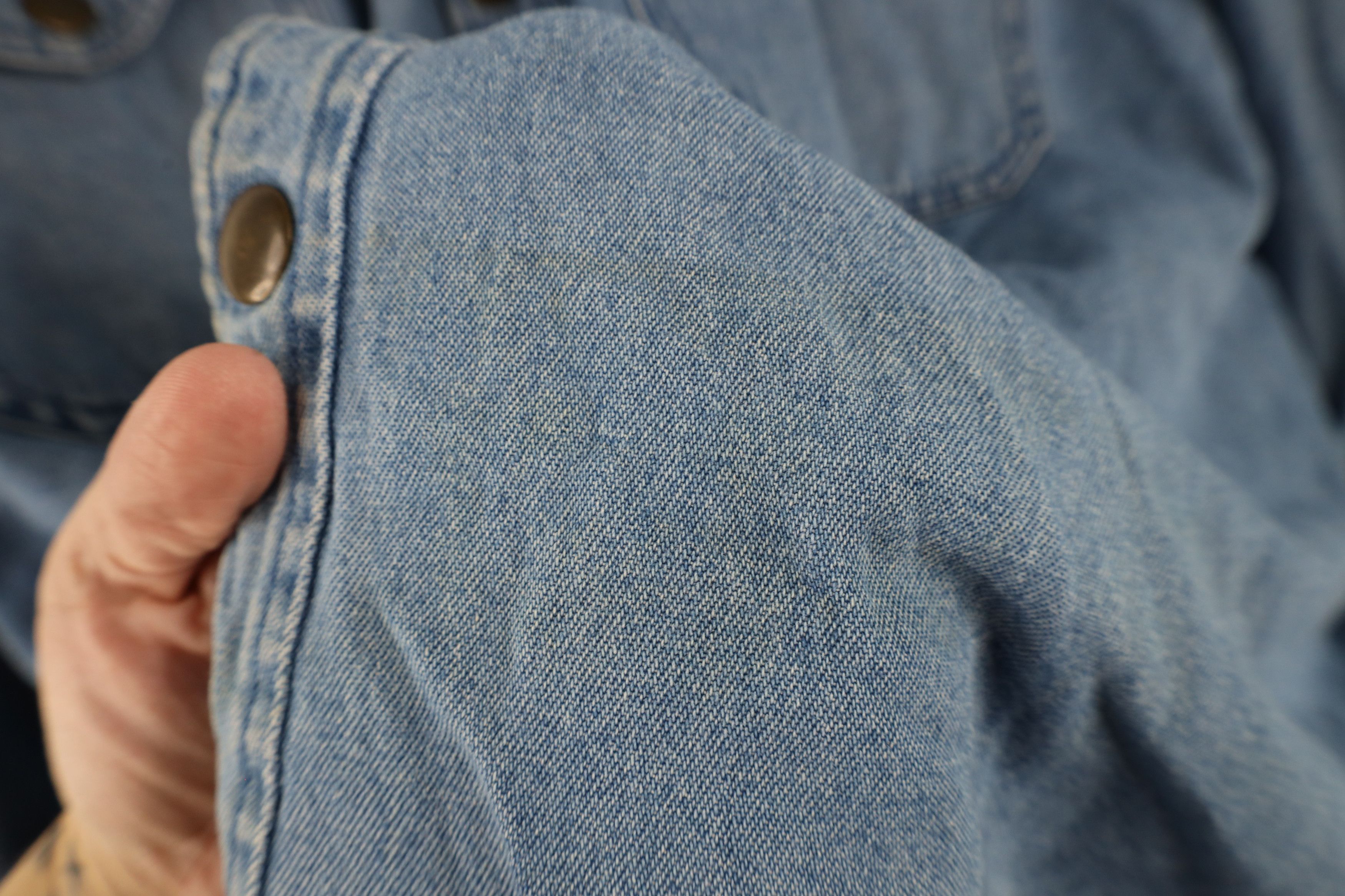 Vintage Vintage 90s Streetwear Lined Denim Jean Button Shirt Jacket Size US XL / EU 56 / 4 - 6 Thumbnail