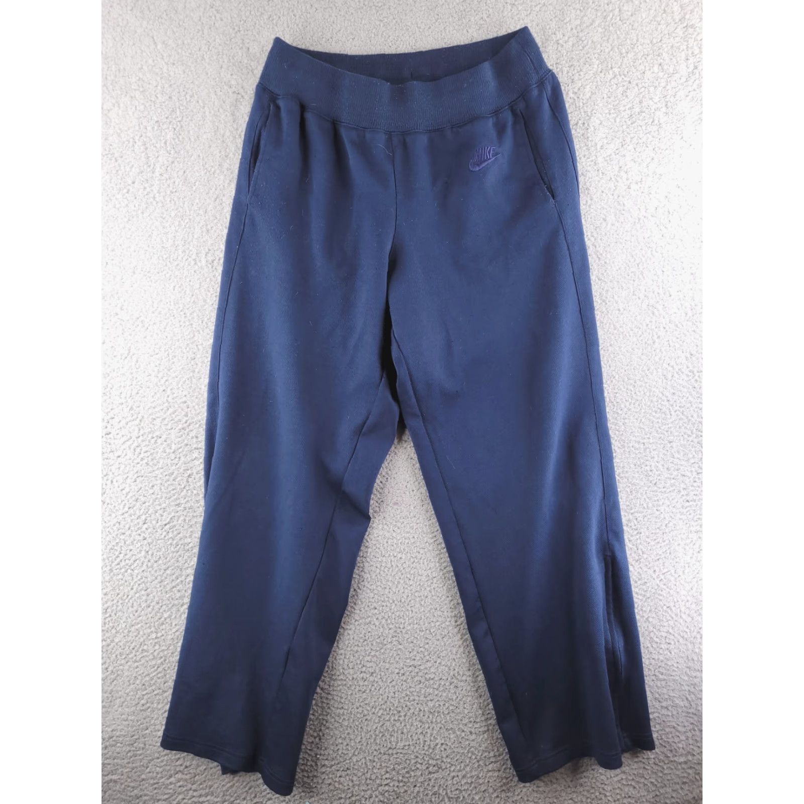 Nike VINTAGE Nike Sweatpants Mens Large Blue Navy Relaxed Retro Size US 33 - 2 Thumbnail