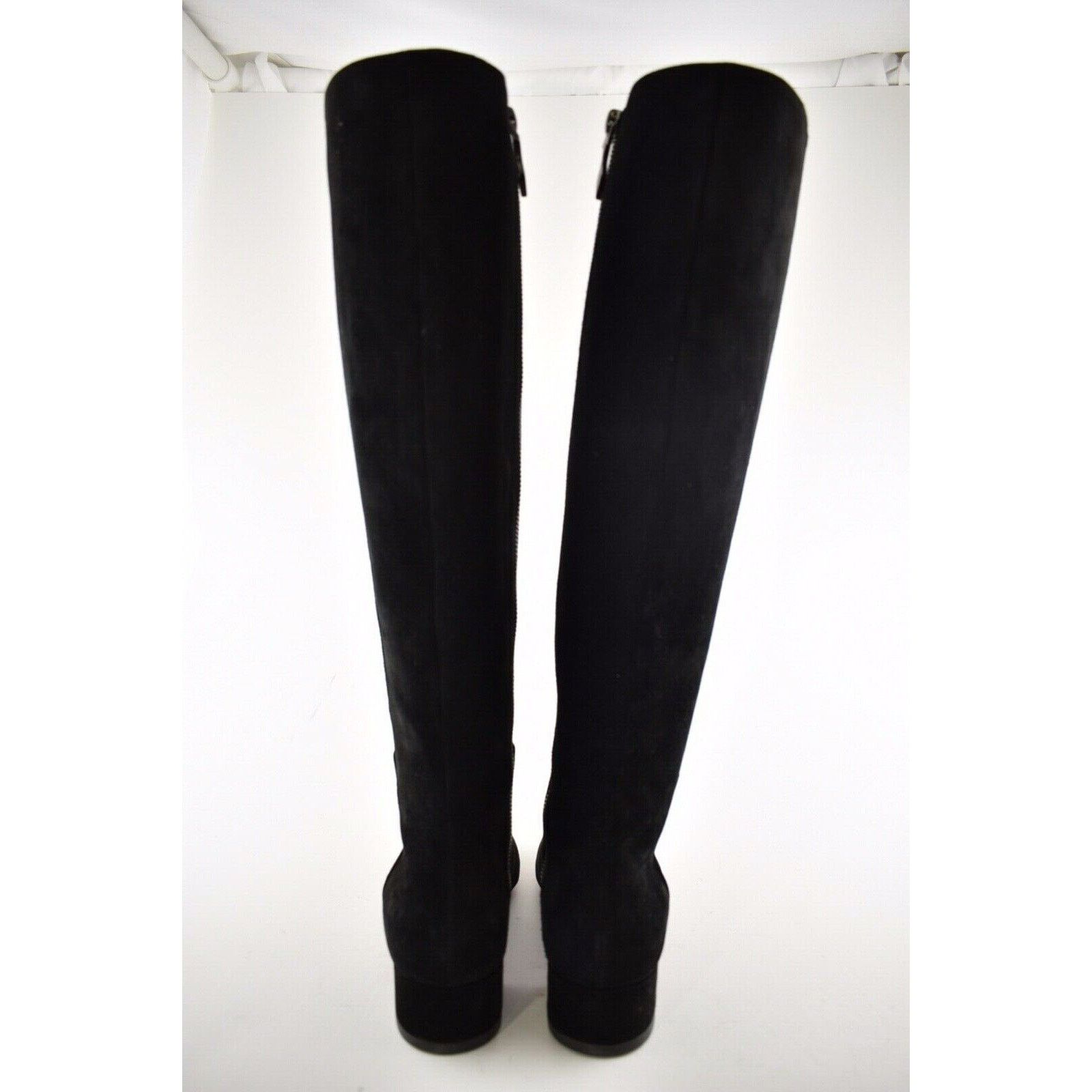 Christian Louboutin Christian Louboutin Liliboot 30 Black Suede Zipper Zip Knee Size US 4.5 / IT 34.5 - 11 Thumbnail