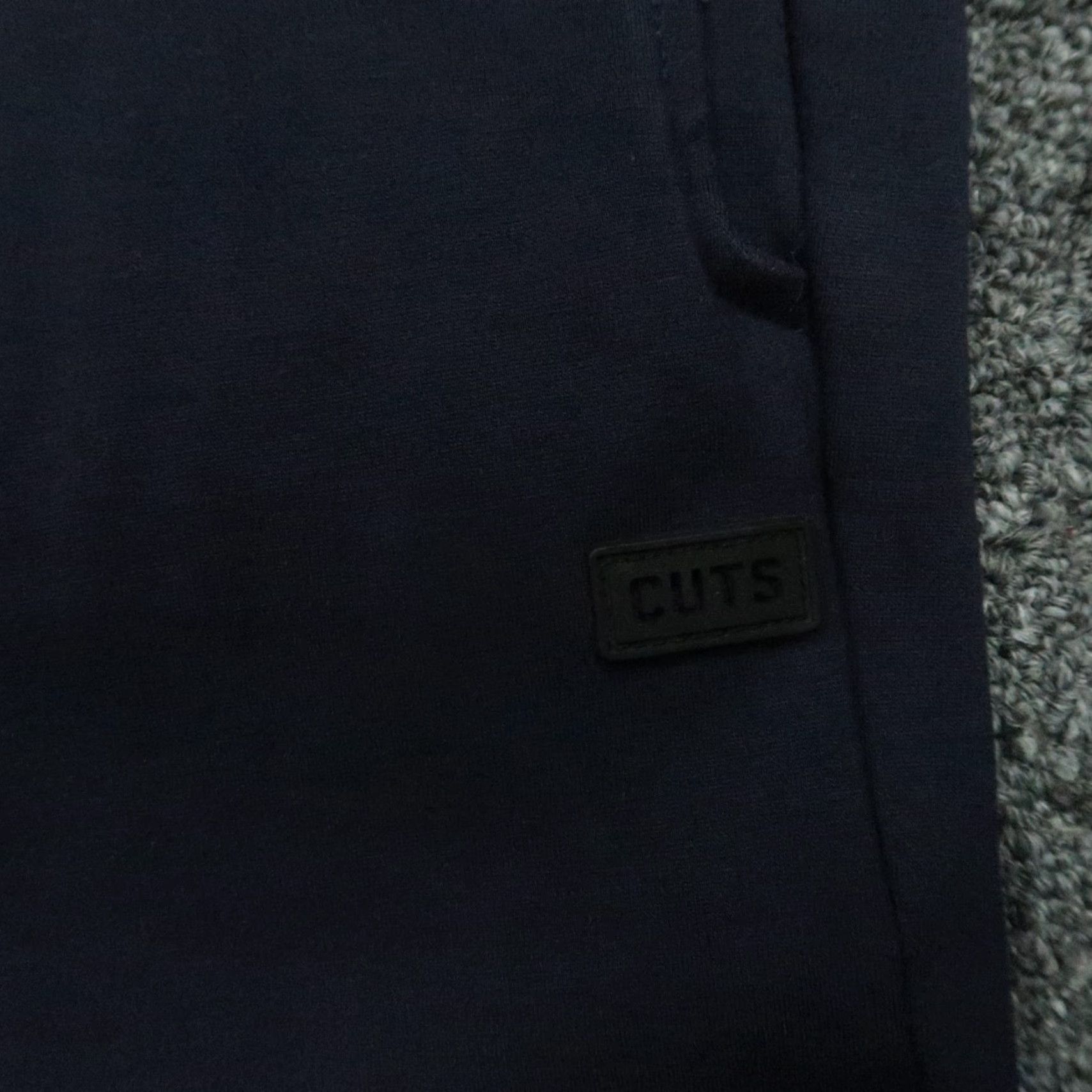 UES Clothing Cuts Clothing Men's Large Blue Jogger Pants with Zip Pocket - Athletic Activewear Size US 33 - 4 Thumbnail