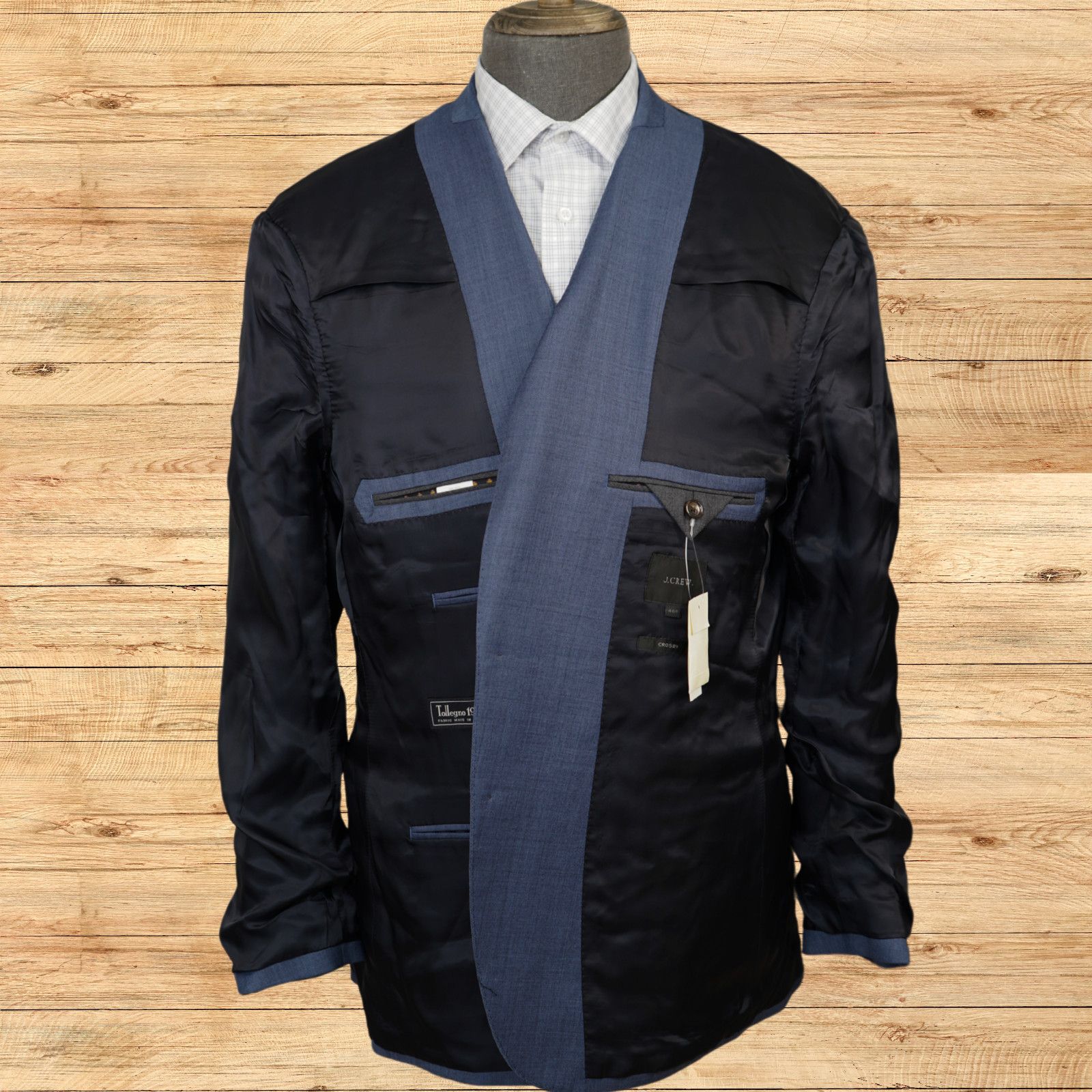 J.Crew NWT J. Crew Crosby Suit Jacket Mens 46R Tollegno 1900 Size 46R - 5 Thumbnail