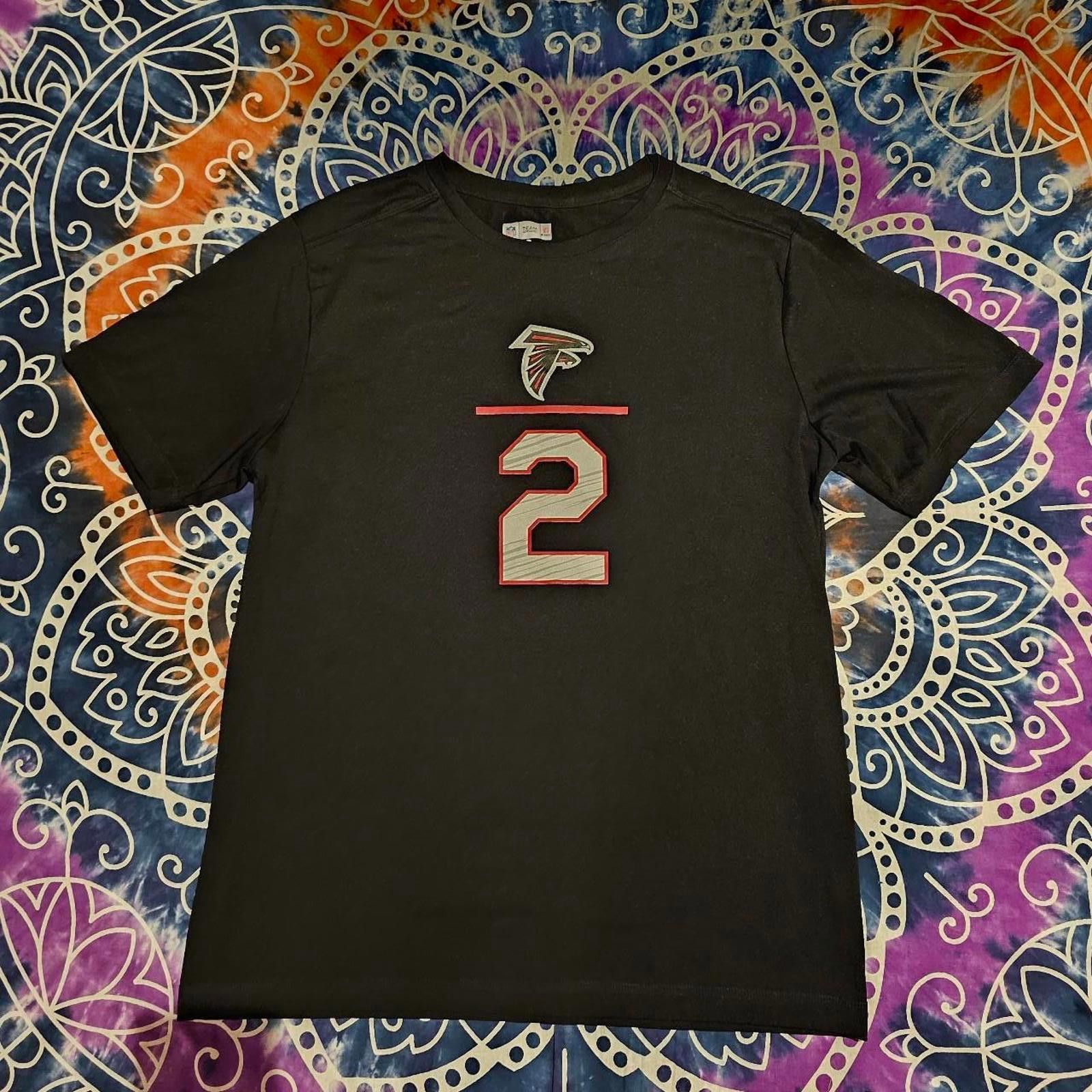 NFL NFL Men's Black and Red Atlanta Falcons Shirt #2 Matt Ryan Size US M / EU 48-50 / 2 - 1 Thumbnail