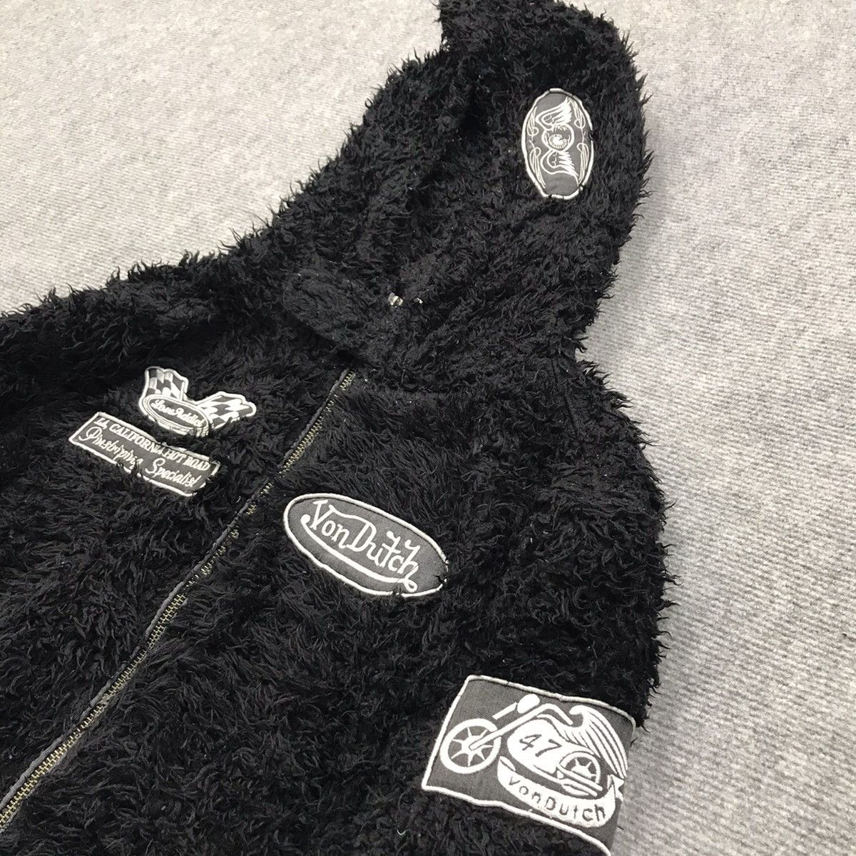 If Six Was Nine × Von Dutch VON DUTCH SHERPA ZIPPER JACKET Size US L / EU 52-54 / 3 - 3 Thumbnail