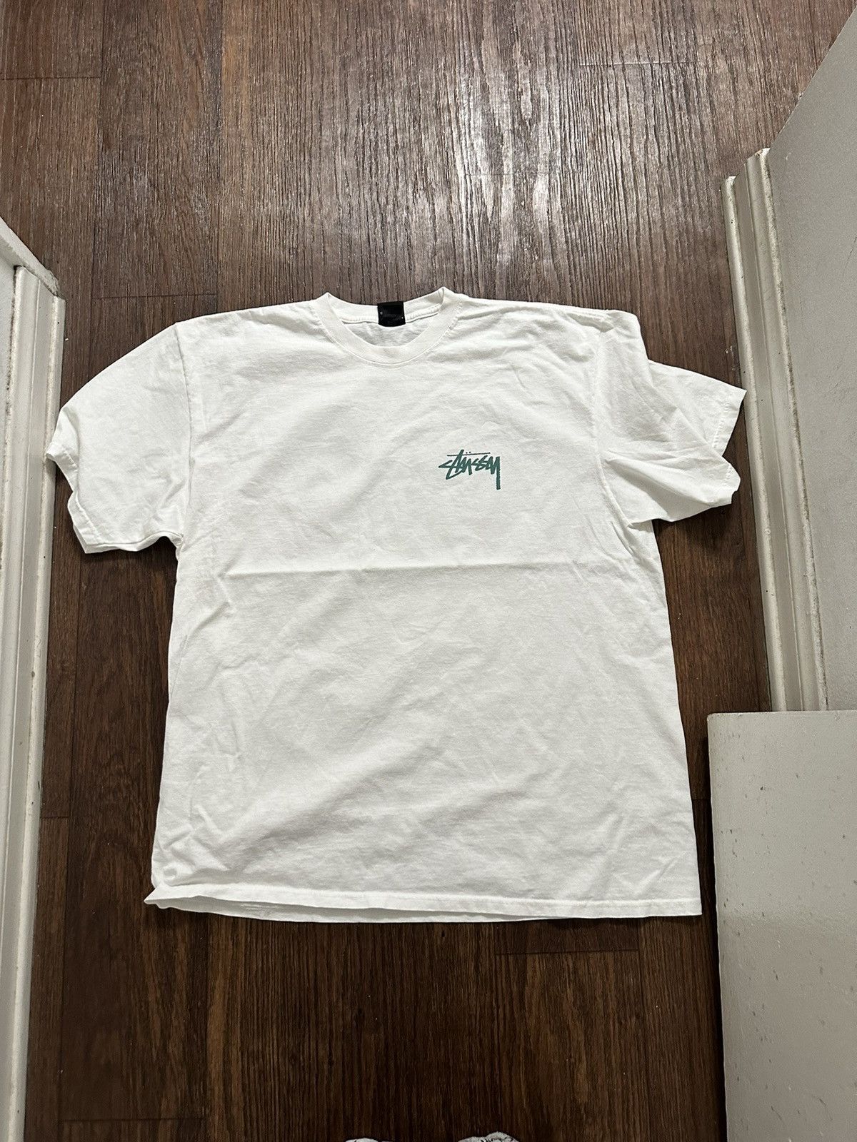 Stussy White Stussy Sea Shells Tee Size US XL / EU 56 / 4 - 1 Thumbnail