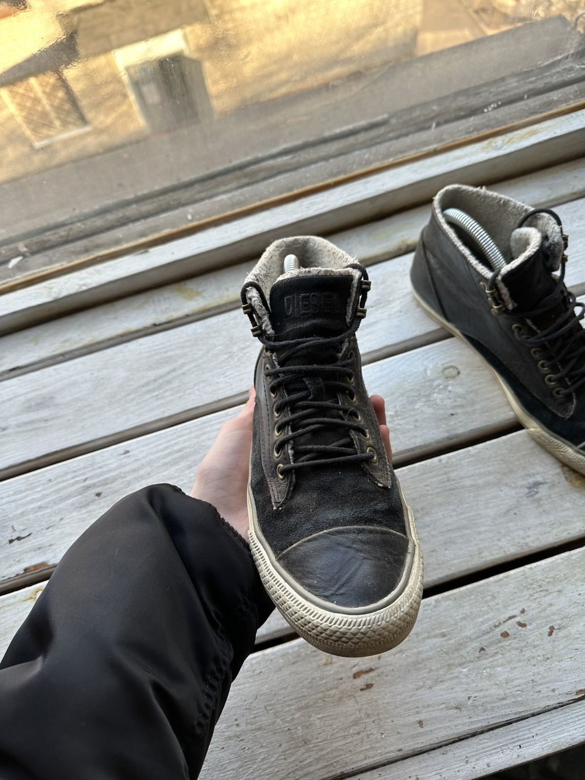 Diesel × If Six Was Nine 🚨DIESEL AVANT GARDE SHOES LEATHER SNEAKERS IFSIXWASNINE Size US 6 / EU 39 - 3 Thumbnail