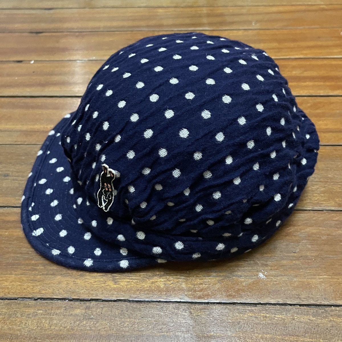 Kapital Very Rare Vintage Brand Kapital Sashiko Polka Dot Cap 2000s Size ONE SIZE - 3 Thumbnail