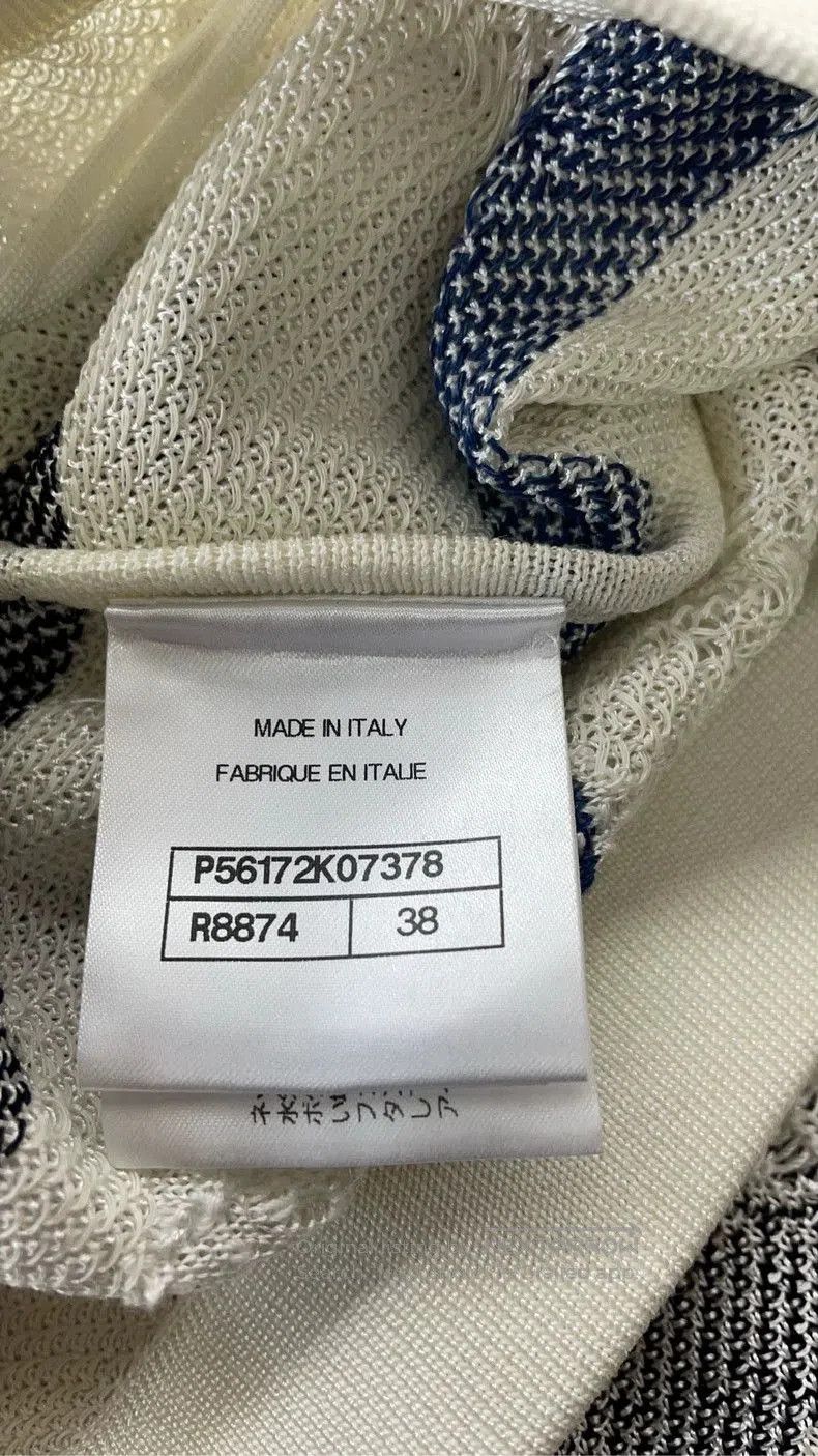 Chanel Chanel Camellia Stripe Wide. Size US 38 / EU 54 - 4 Thumbnail