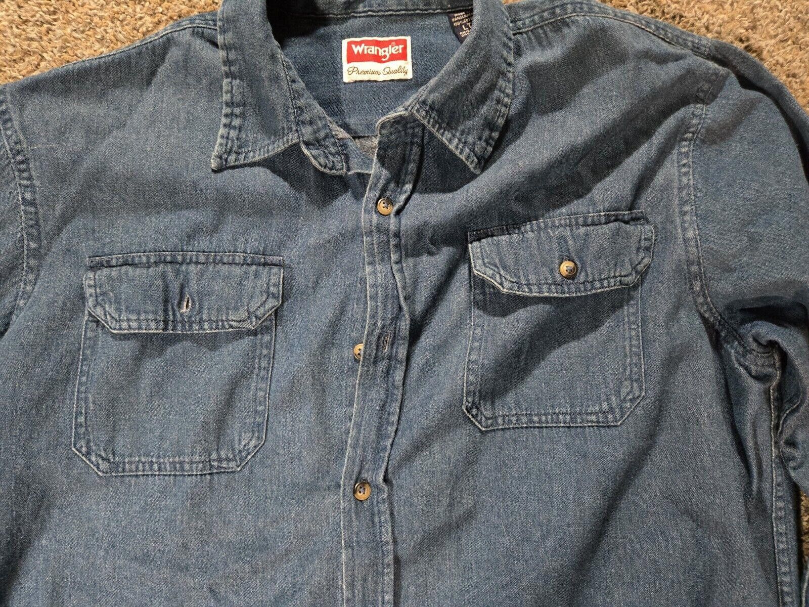Wrangler Wrangler Premium Quality Long Sleeve Button Up Shirt LT Size US L / EU 52-54 / 3 - 7 Thumbnail