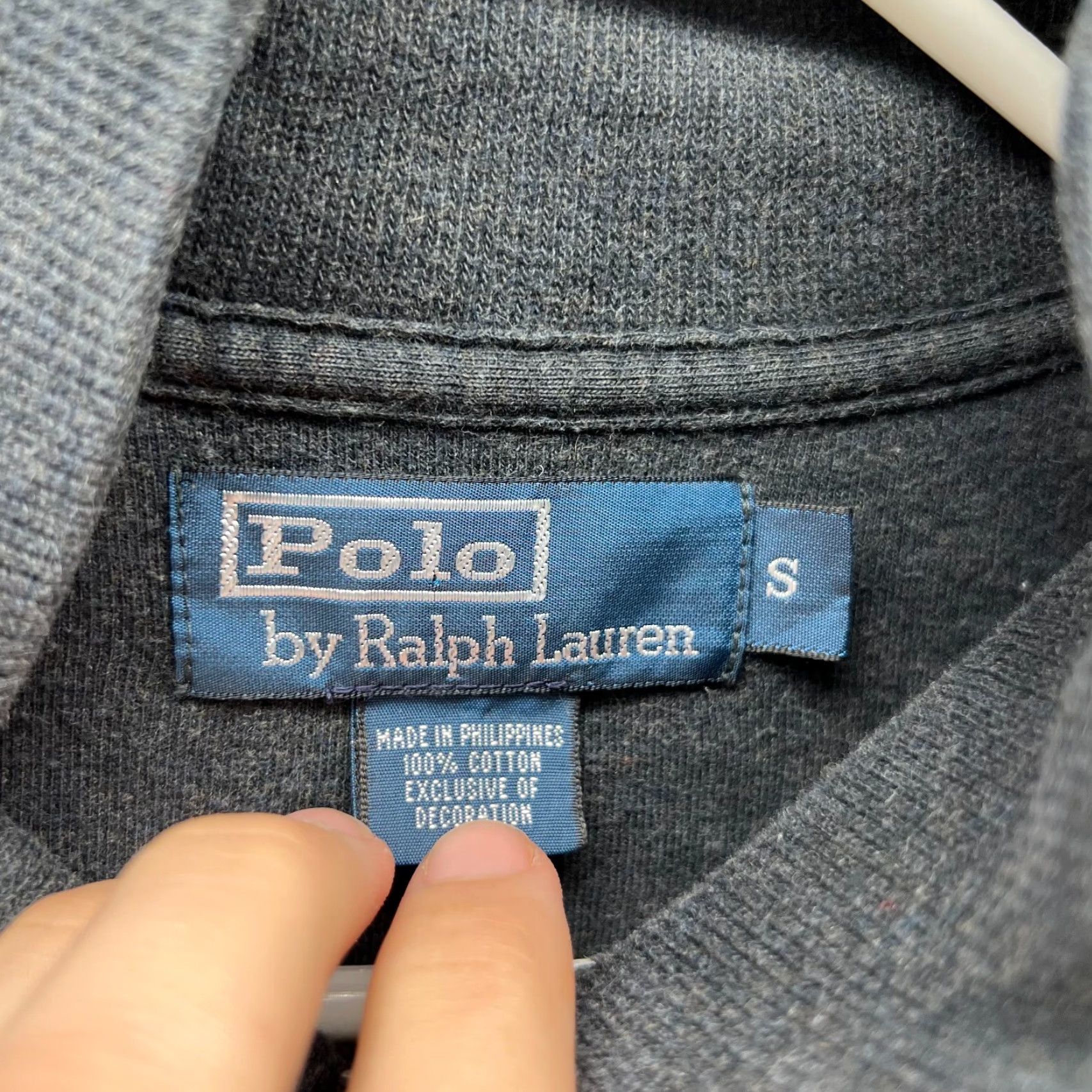 Polo Ralph Lauren VINTAGE Polo Ralph Lauren Sweater Mens Small Black Full Zip Jacket Fleece Pony Size US S / EU 44-46 / 1 - 4 Thumbnail