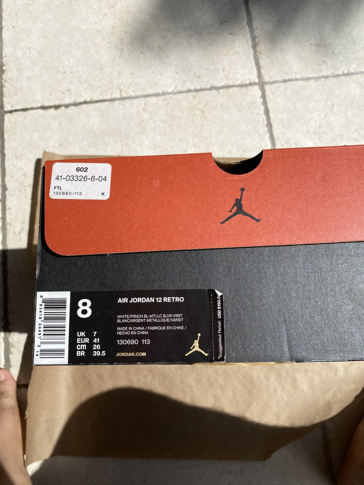 Nike French blue Jordan 12, Sz 8 Size US 8 / EU 41 - 7 Thumbnail