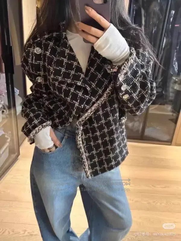 Chanel Chanel 21s black mixed colour plaid tweed mother-in-shell Size M / US 6-8 / IT 42-44 - 9 Thumbnail