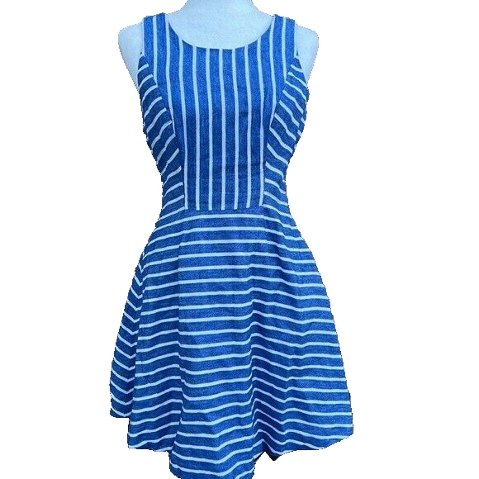 Vineyard Vines Vineyard Vines dress flare babydoll blue size 4 A000258 Size S / US 4 / IT 40 - 1 Thumbnail