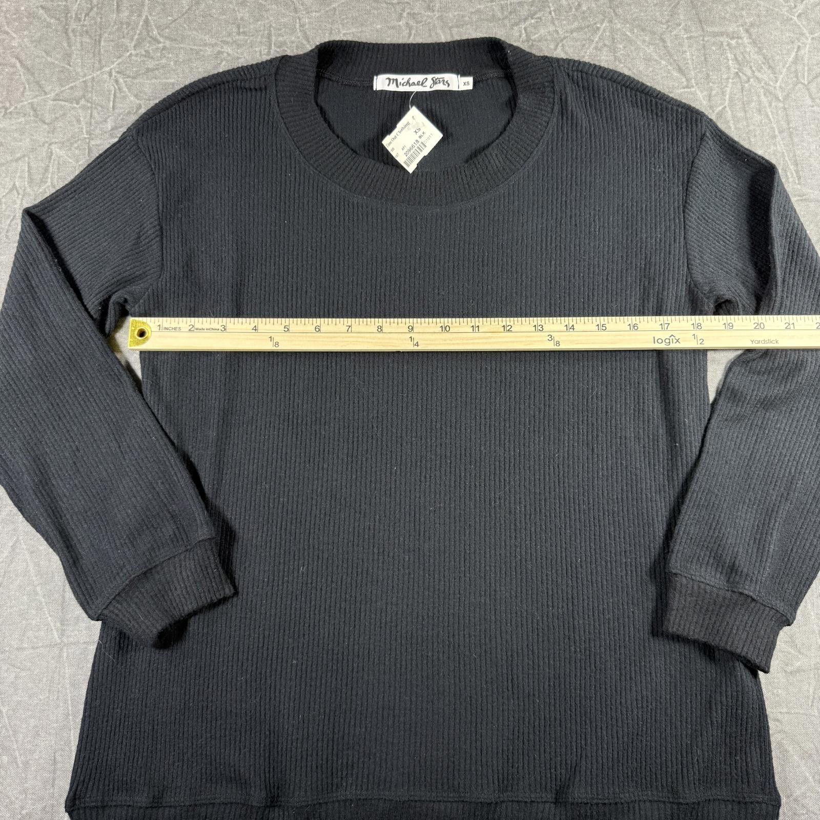Michael Stars Michael Stars Sweater Women's XS Black Vintage Knit Size XS / US 0-2 / IT 36-38 - 5 Thumbnail