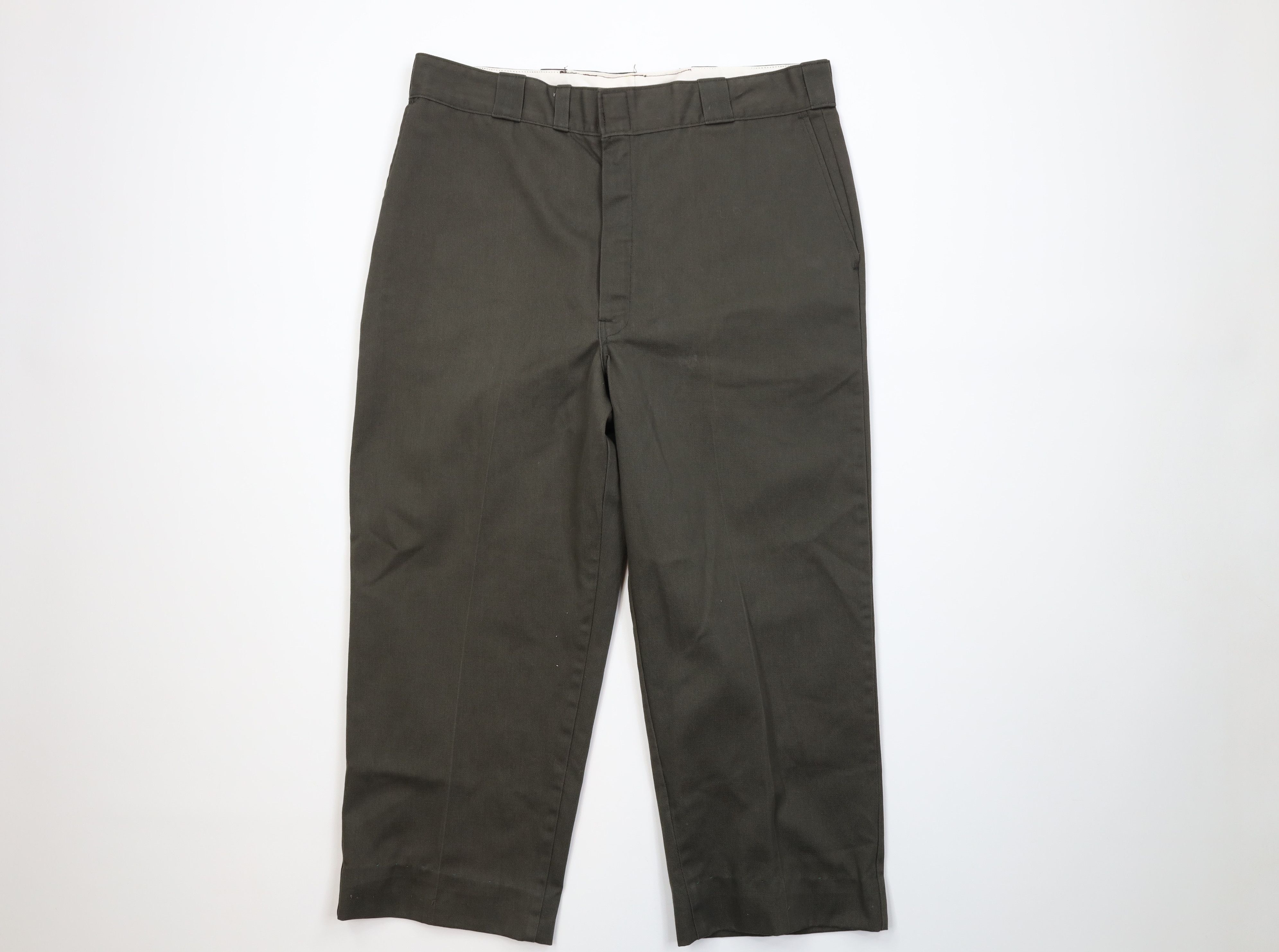 Dickies Vintage 60s Dickies Wide Leg Workwear Pants Green USA Size US 36 / EU 52 - 1 Thumbnail