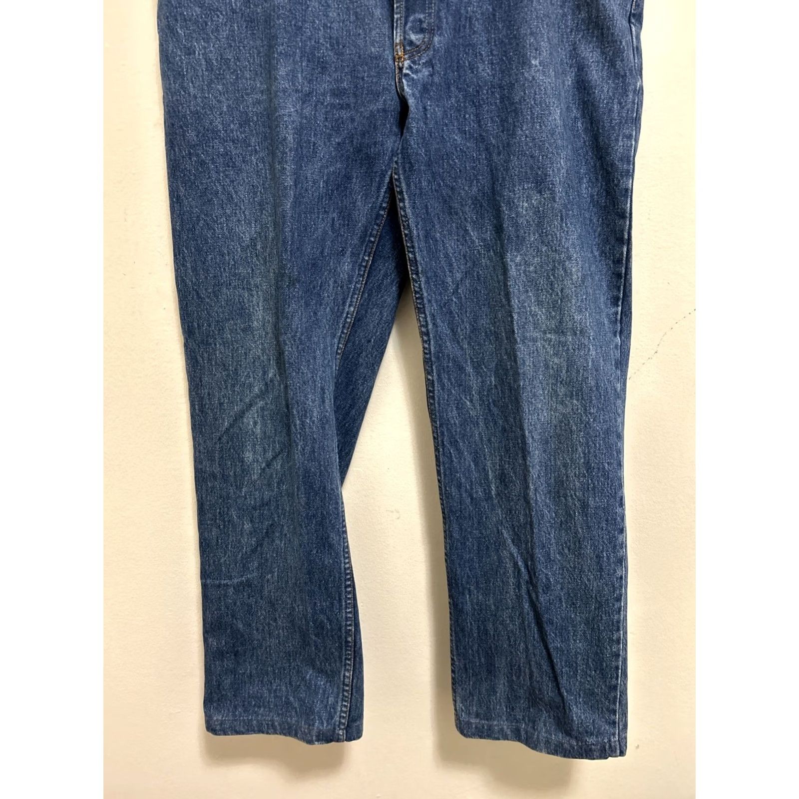Polo Ralph Lauren Polo Ralph Lauren Jeans Mens 38x30 Blue Straight Leg USA Dungarees 5-Pocket Button Zipper Logo Cotton Denim Reg. Fit Mens Size US M / EU 48-50 / 2 - 3 Thumbnail
