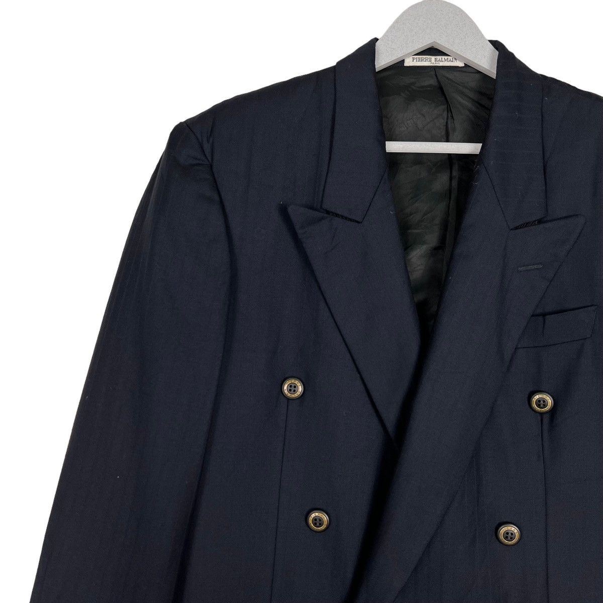 Pierre Balmain 🔥 PIERRE BALMAIN DOUBLE BREAST BLAZER COAT Size US M / EU 48-50 / 2 - 6 Thumbnail