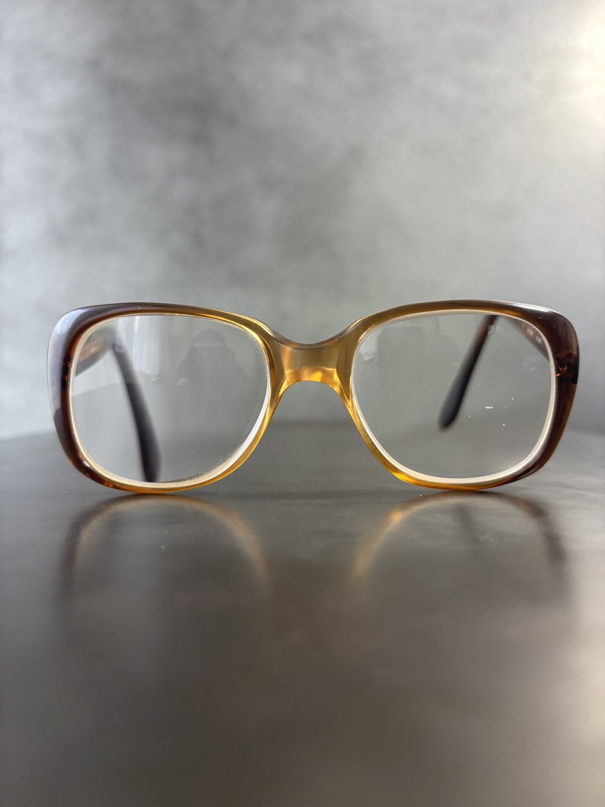 Vintage 1970s Acetate Eyeglasses 80s Vintage Frames Size ONE SIZE - 4 Thumbnail