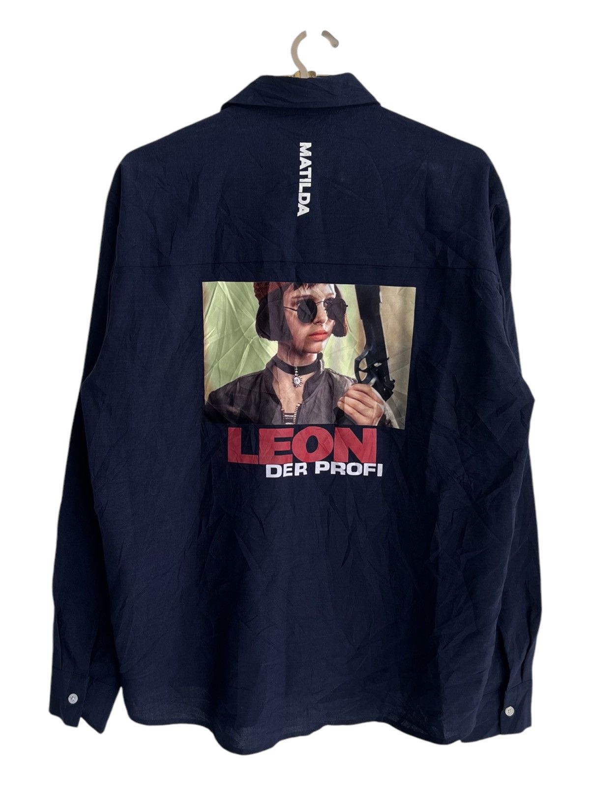 Japanese Brand × Vintage Natalie Portman Matilda Leon Movie Back Hit Button Up Shirt Size US L / EU 52-54 / 3 - 3 Thumbnail