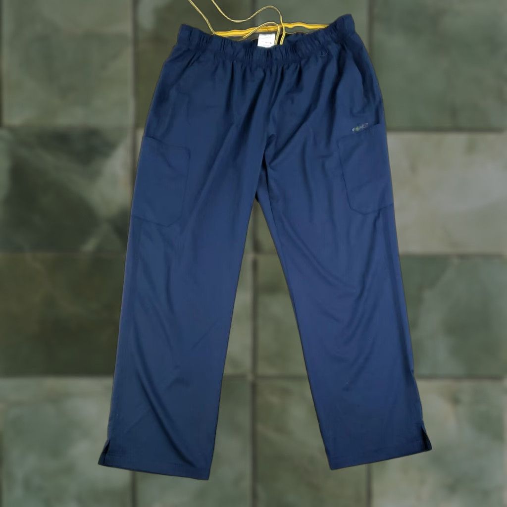 Carhartt VINTAGE Carhartt Cargo Scrub Pants Womens XL Blue Drawstring Stretch Nurse Utility Size 40" / US 18 - 1 Thumbnail