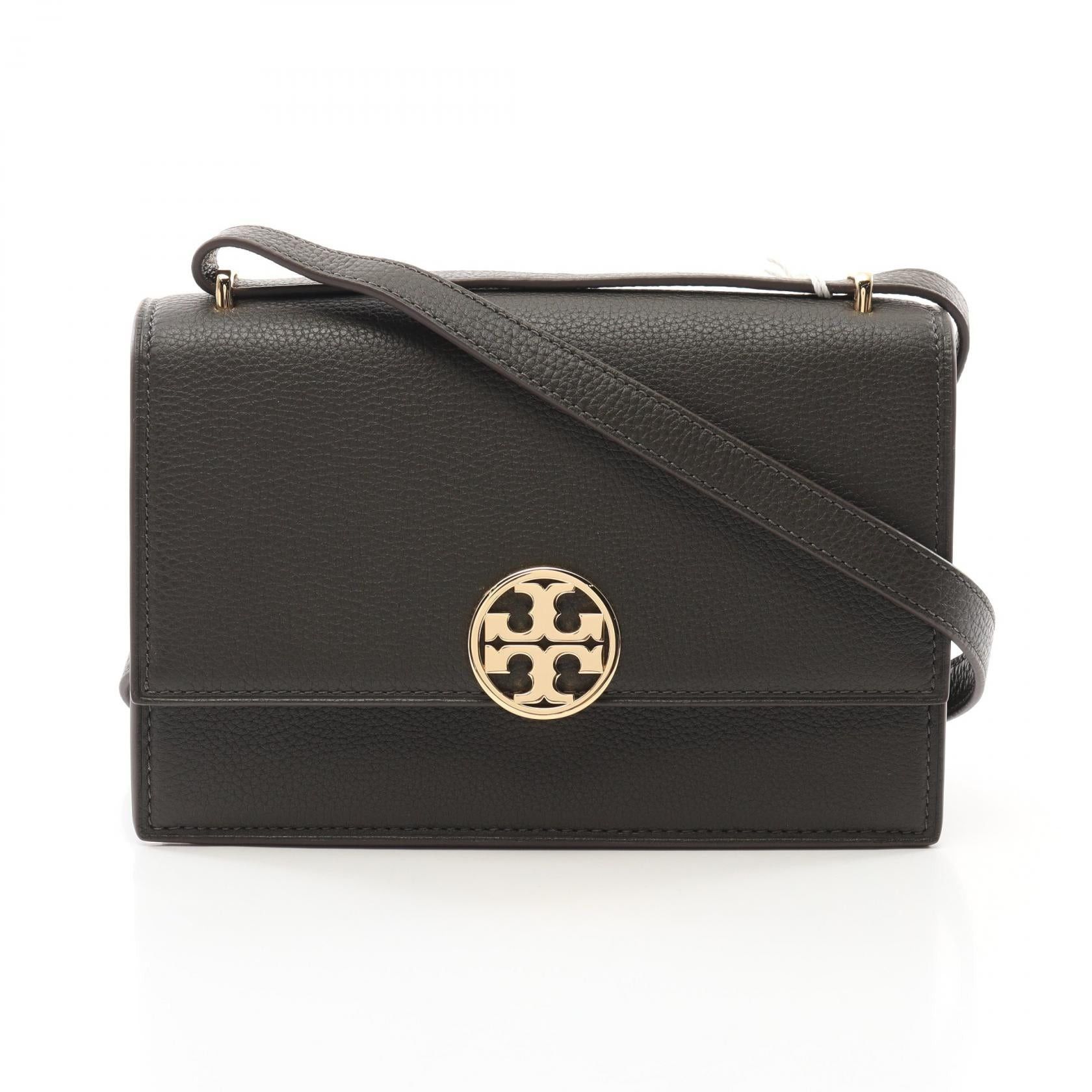 Tory Burch Tory Burch Miller Shoulder Bag Leather Black Size ONE SIZE - 1 Thumbnail