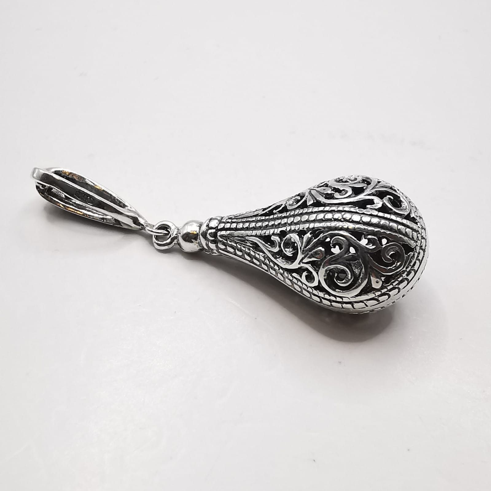 Sterling Silver Vintage Elegant Pendant Made of 925 Silver 4,30g Size ONE SIZE - 5 Thumbnail