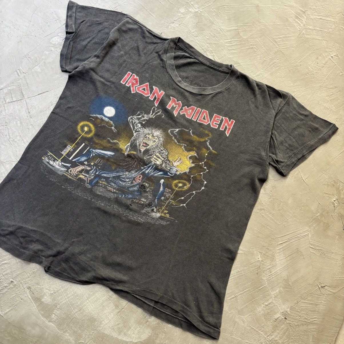 Iron Maiden Vintage Iron Maiden 1990 No Prayer on the Road’ tour t-shirt Size US L / EU 52-54 / 3 - 2 Thumbnail