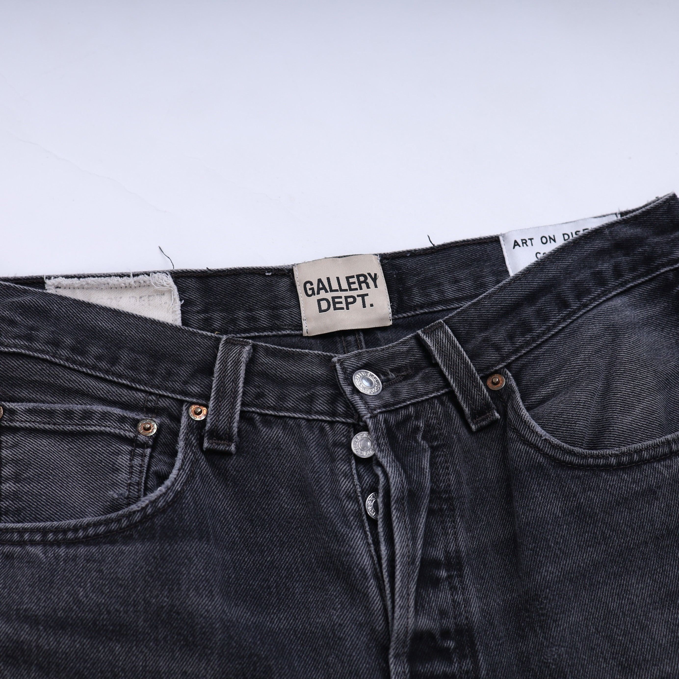 Gallery Dept. Gallery Dept Black Denim LA Flare Size US 32 / EU 48 - 3 Thumbnail