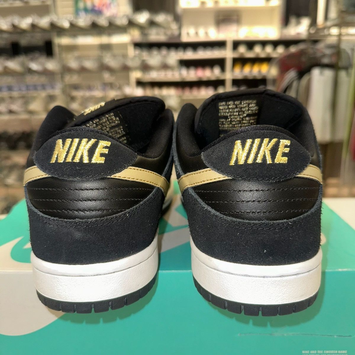 Nike Size 10 - Nike Dunk SB Pro Low Metallic Gold - BQ6817-002 Size US 10 / EU 43 - 3 Thumbnail