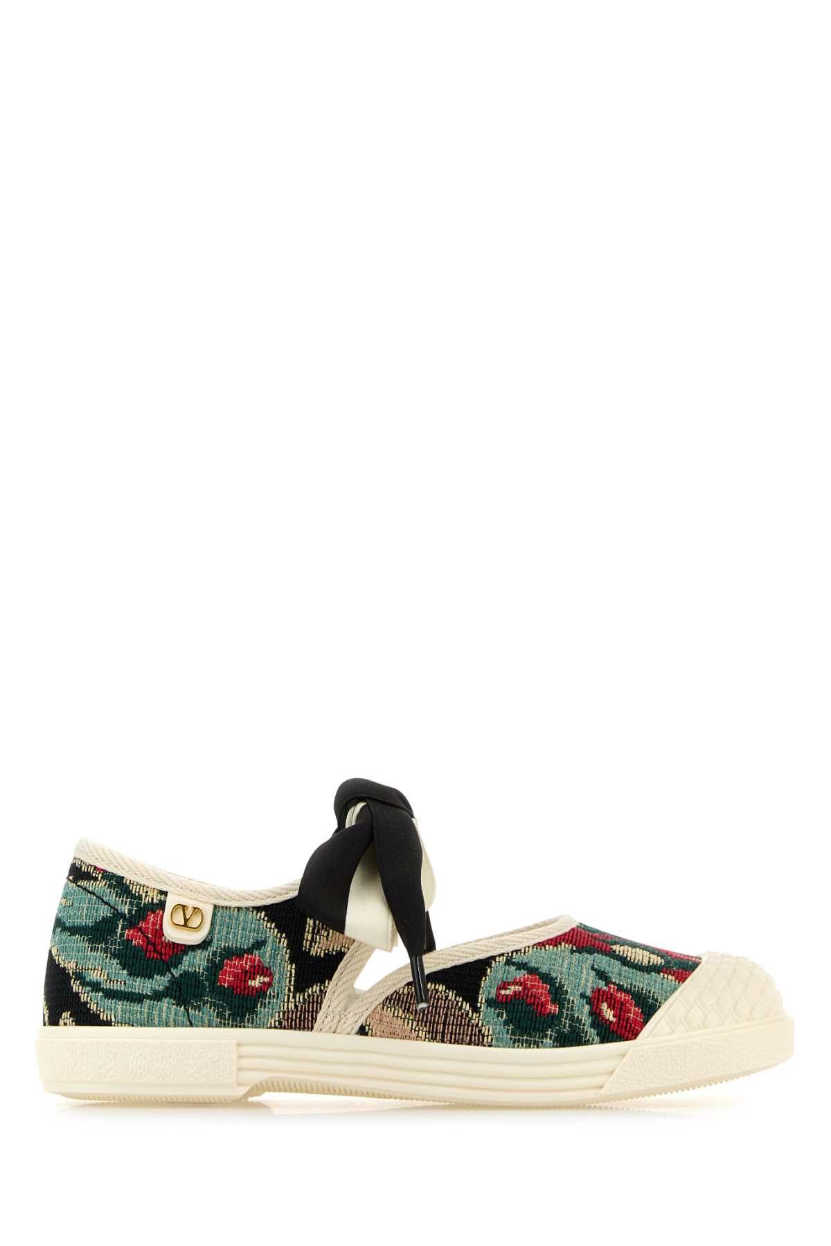 Embroidered Canvas Bay By Bay Slip Ons