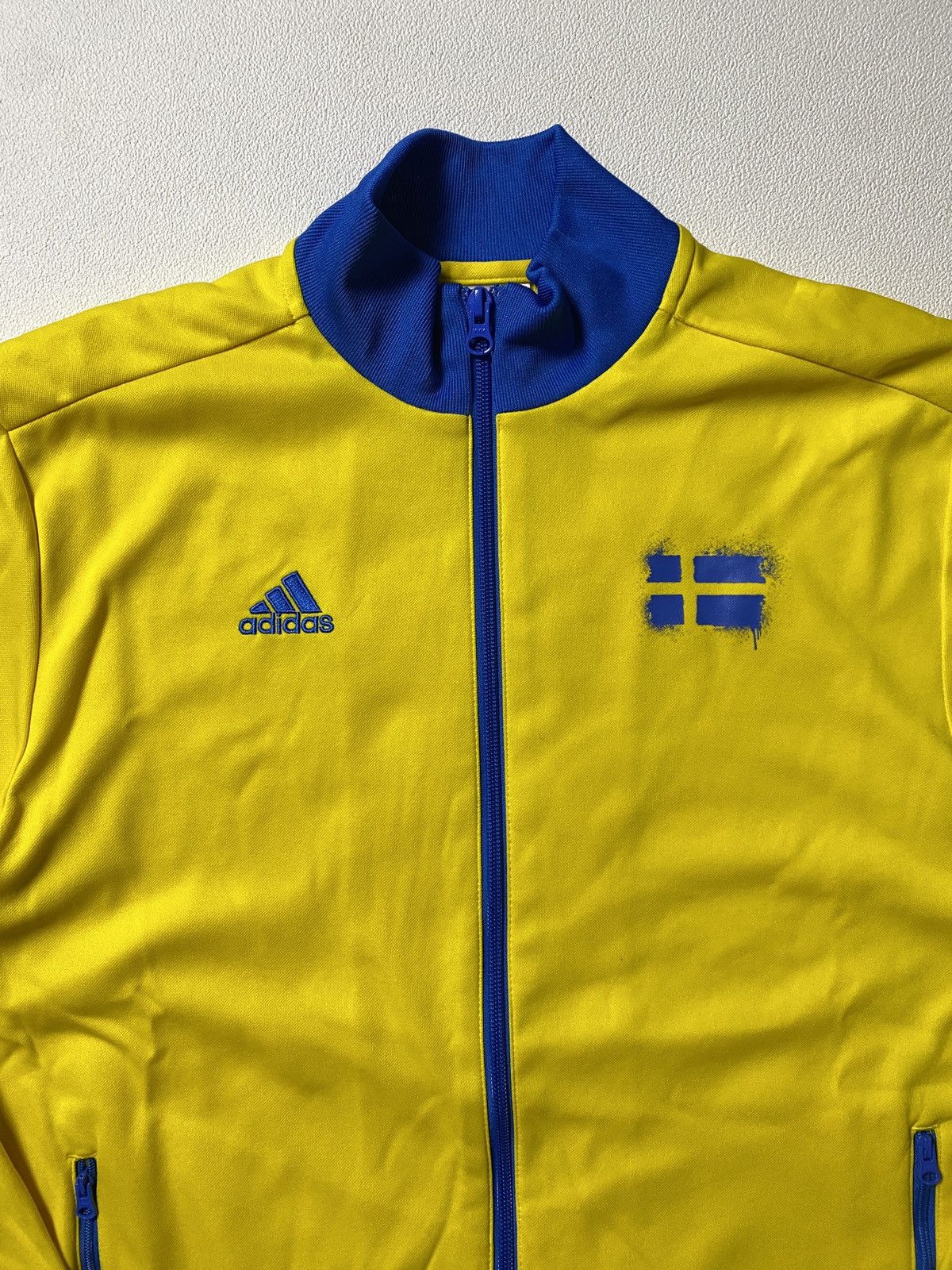 Adidas Vintage Adidas Sweden National Team Track Top Jacket Size US M / EU 48-50 / 2 - 2 Thumbnail