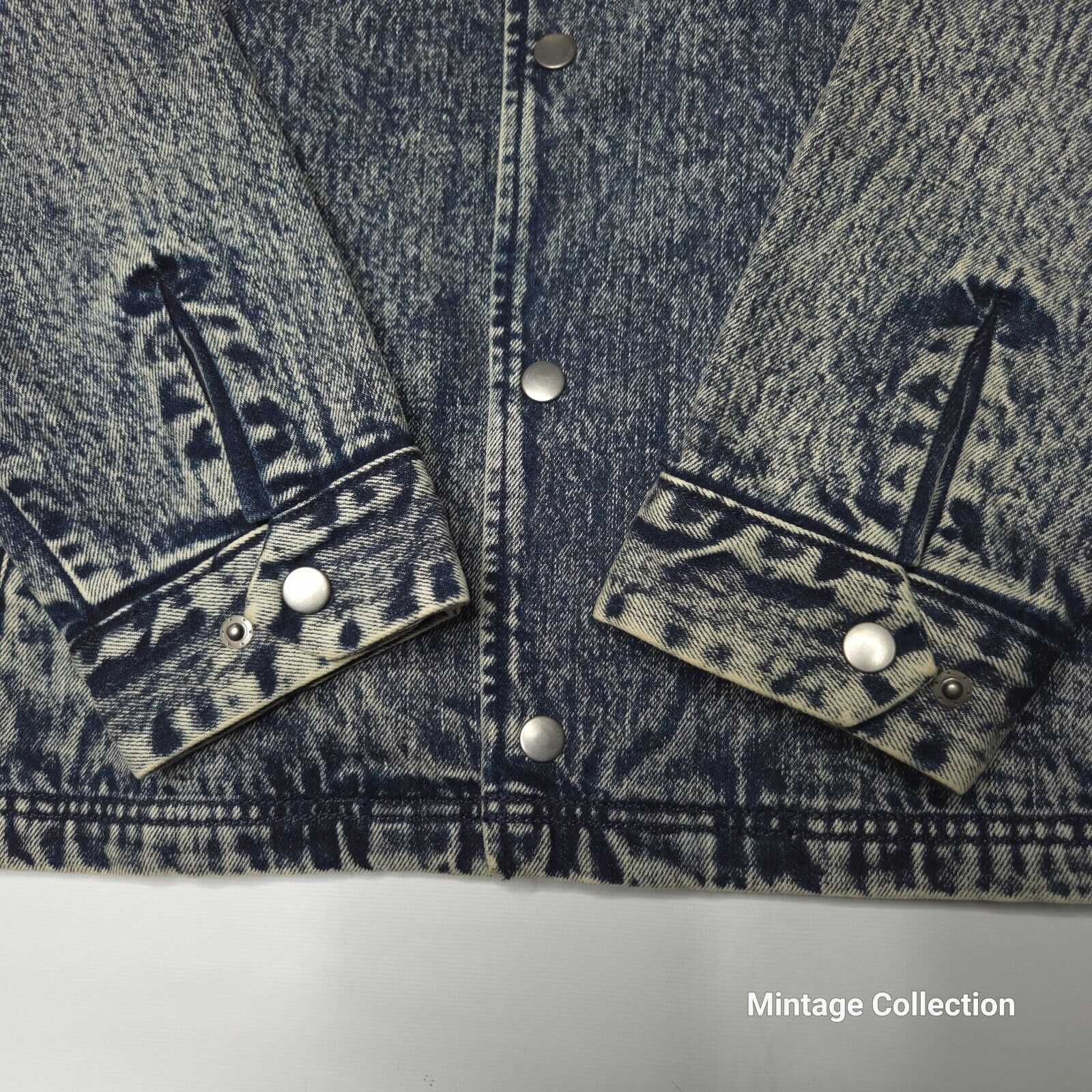 Patta PATTA x LEVI'S ACID WASH DENIM JACKET LINED SNAP BUTTON Sz M Size US M / EU 48-50 / 2 - 5 Thumbnail